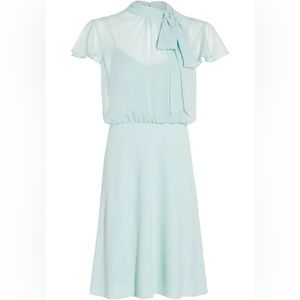 ADRIANNA PAPELL XL Mint Smoke Dress
